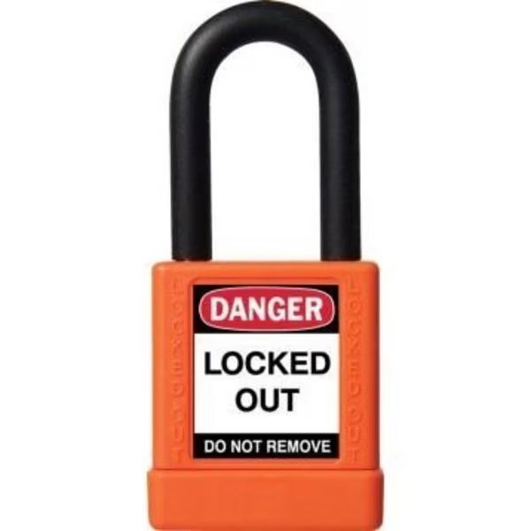 BRASS BODY PADLOCKS BODY HEIGHT 1 KDL430OR, Accuform, Mfr#: KDL430OR